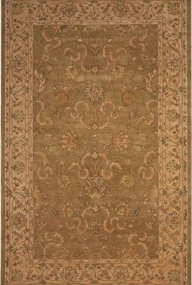 Nourison Home Heritage Hall Green 5'6" x 8'6"