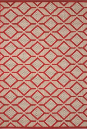 Nourison Home Aloha Red 9'6" x 13'