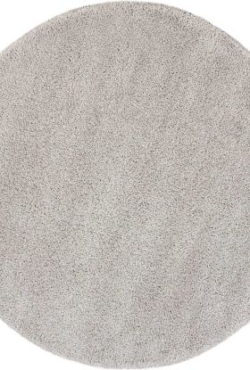 Nourison Home Malibu Shag Silver Grey 4' x Round