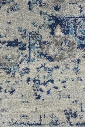 Nourison Home Tranquil Ivory/Light Blue