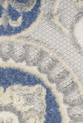 Nourison Home Aloha Blue/Grey 5'3" x 7'5"