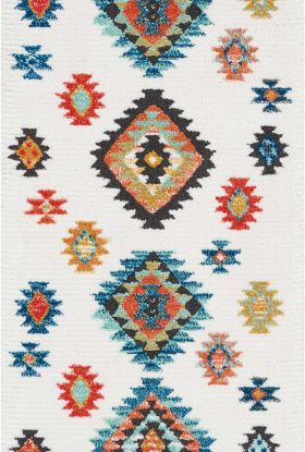 Nourison Home South Western White 2'2" x 4'3"