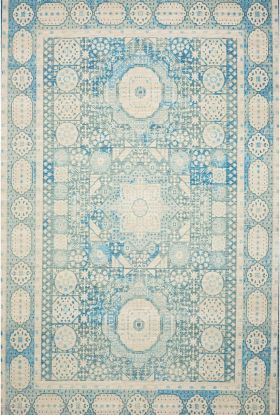 Nourison Home Madera Teal 6'6" x 9'6"