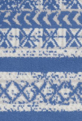 Nourison Home Whimsicle Light Blue Ivory 8' x 10'