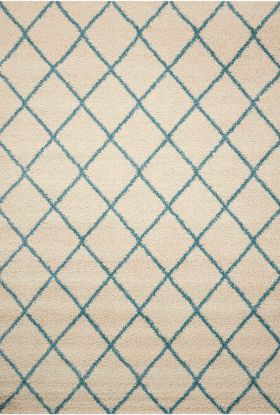 Nourison Home Brisbane Ivory/Aqua 8'2" x 10'