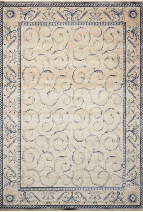 Nourison Home Somerset Ivory/Blue 5'3" x 7'5"