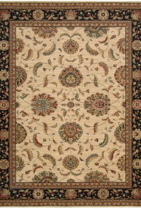 Nourison Home Living Treasures Ivory/Black 7'6" x 9'6"