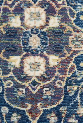 Nourison Home Ankara Global Navy Multicolor