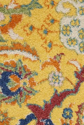 Nourison Home Allur Yellow Multicolor