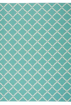 Nourison Home & Garden Aqua 7'9" x 10'10"
