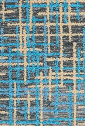 Nourison Home Symmetry Blue/Beige 7'9" x 9'9"