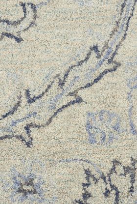 Nourison Home Jazmine Ivory/Blue 2'3" x 10' Runner