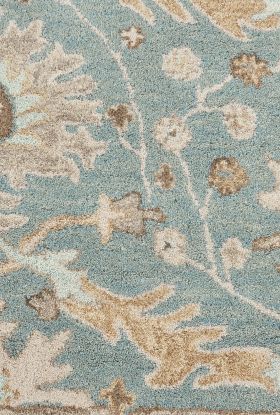 Nourison Home Jazmine Blue 2'3" x 8' Runner