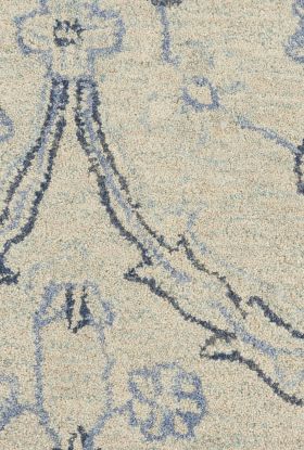 Nourison Home Jazmine Ivory/Blue 7'9" x 9'9"