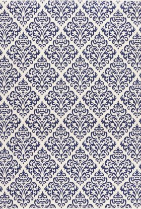 Nourison Home Grafix White Blue