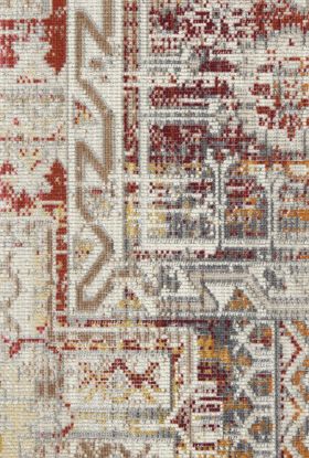 Nourison Home Vintage Kashan Ivory Red