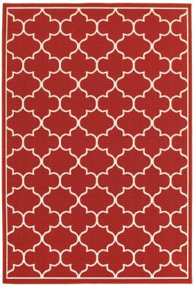 Oriental Weavers Meridian 1295r Red