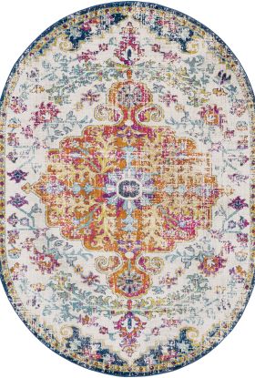 Surya Harput Hap-1000 Saffron 4'0" x 6'0" Oval