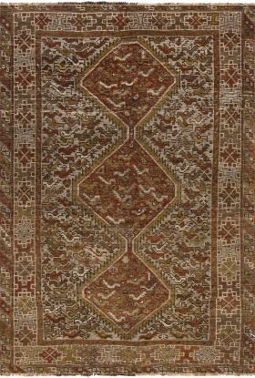 Surya Antique One Of A Kind Ooak-1232 3'4" x 4'8"