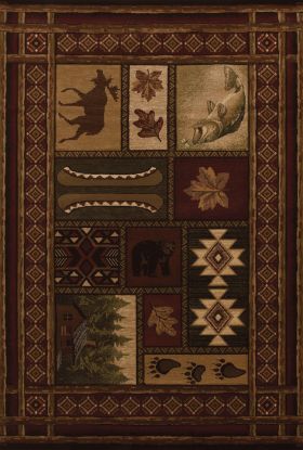 United Weavers Contours Cabin Chalet Toffee