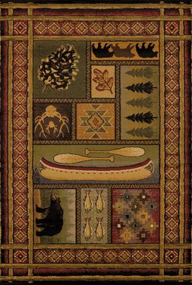 United Weavers Affinity Lodge Canvas Multi