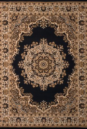 United Weavers Dallas Floral Kirman Black