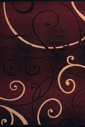 United Weavers Dallas Bangles Burgundy