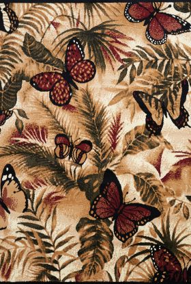 United Weavers Legends Butterfly Jungle Multi 5'3" x 7'2"