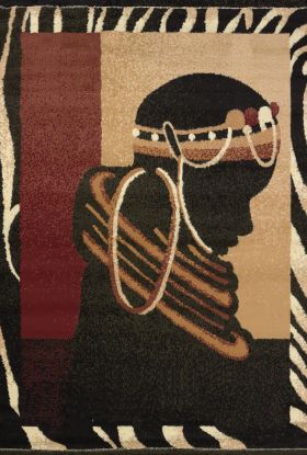 United Weavers Legends Silhoutte Multi 5'3" x 7'2"