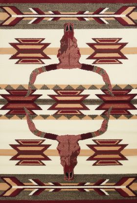 United Weavers Legends Bone Arrow Multi 5'3" x 7'2"