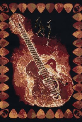 United Weavers Legends Strummer Multi 5'3" x 7'2"