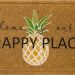 Mohawk Faux Coir Impressions Mat Pineapple Happy Home Natural 1'6" x 2'6" Collection