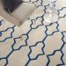 Barclay Butera Collection Ivory/Navy 7'9" x 9'9" Room Scene