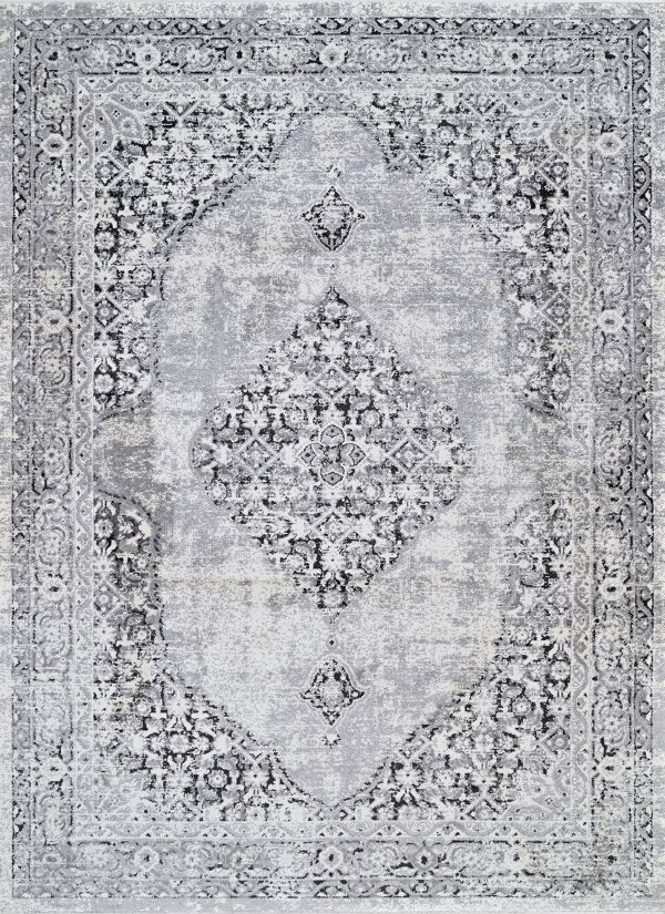 Couristan Marblehead Center Medallion Charcoal-grey Collection