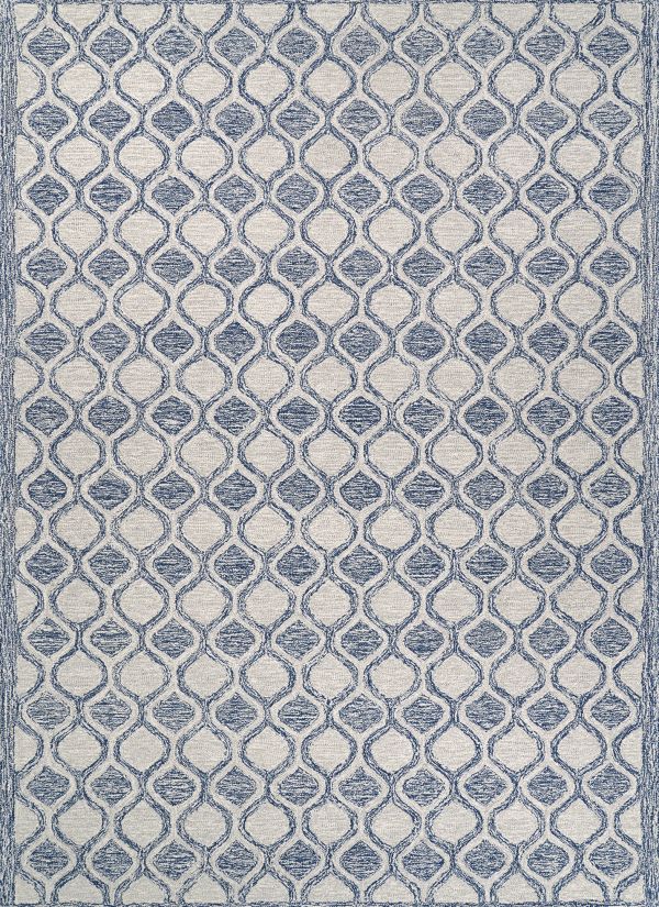 Couristan Silverthorne Mosaic Indigo Collection