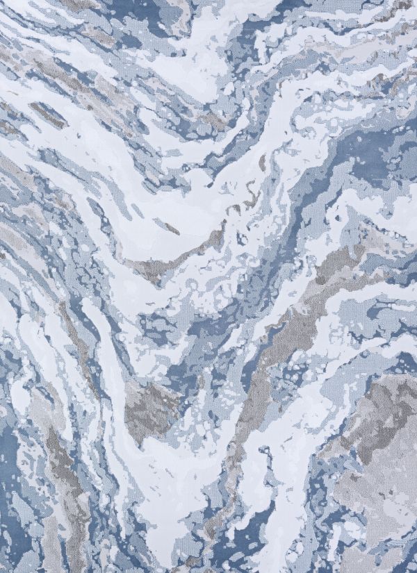 Couristan Serenity Abstract Marble Grey/Opal Collection
