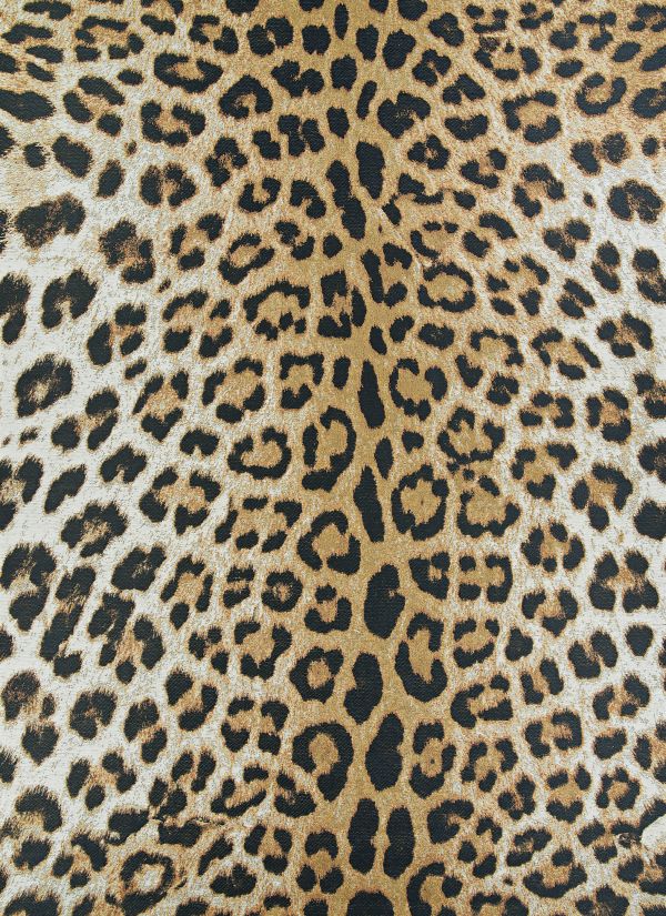Couristan Dolce Amur Leopard New Gold Collection