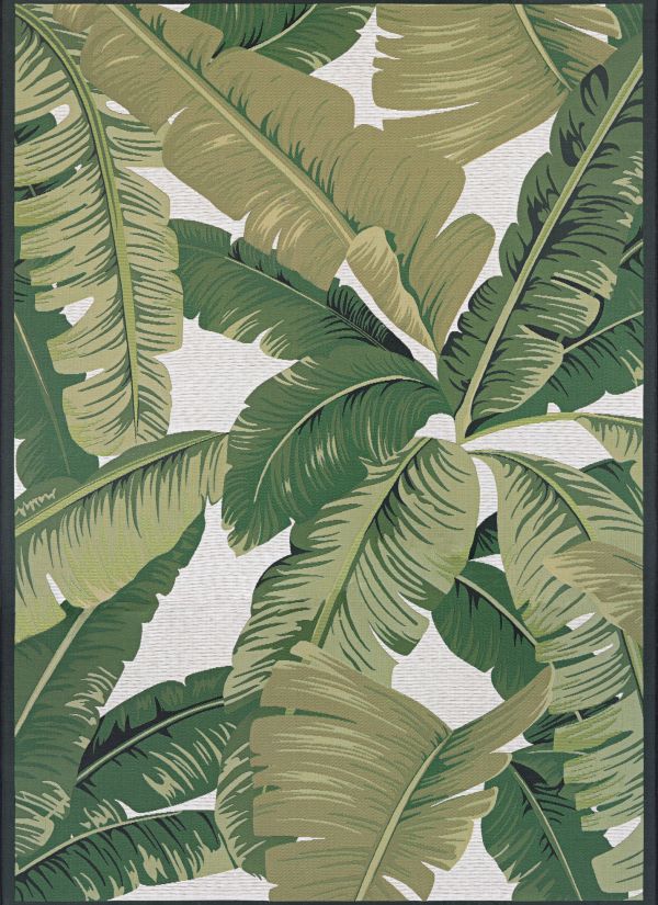 Couristan Dolce Palm Lily Huntr Green/Ivory Collection