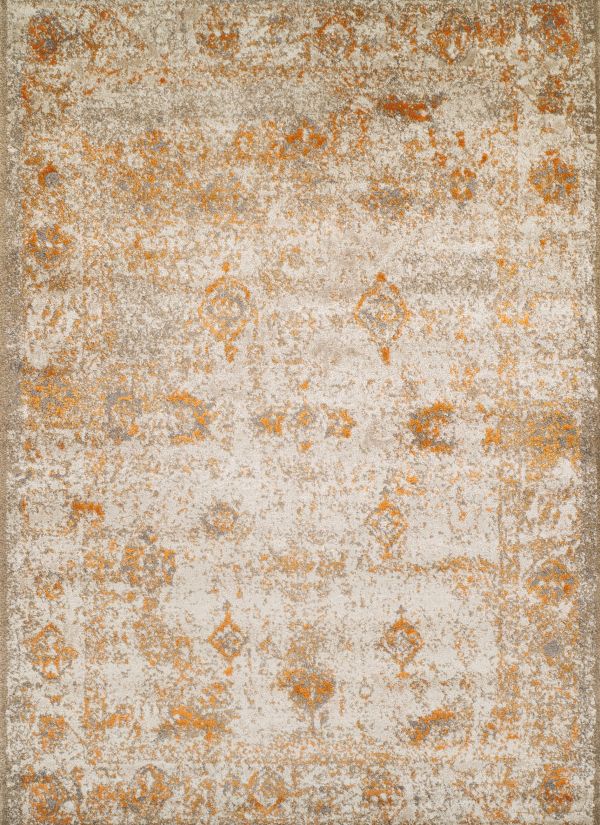 Dalyn Antiquity Aq1 Ivory / Tangerine 9'6" x 13'2" Collection