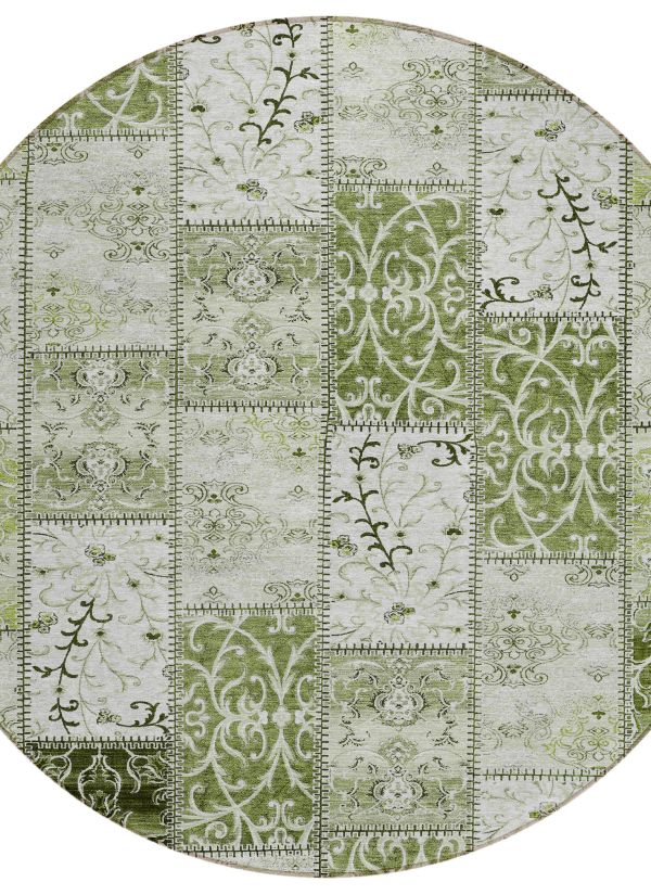 Addison Rugs Chantille Green 8'0" x 8'0" Collection