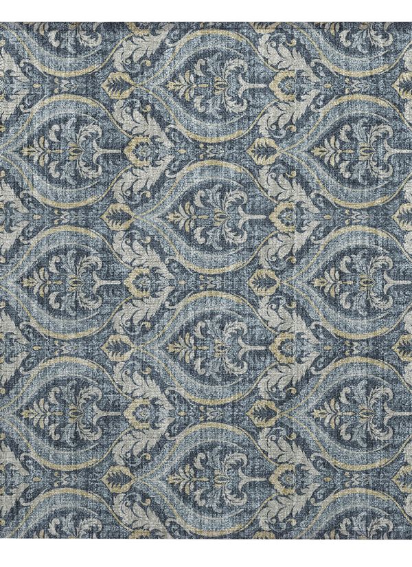 Addison Rugs Chantille Blue 1'8" x 2'6" Collection