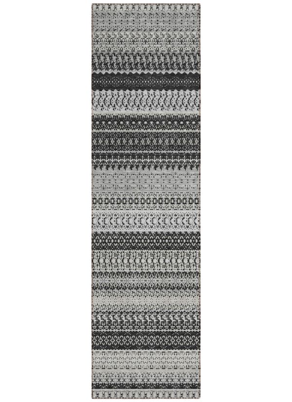 Addison Rugs Chantille Black 2'3" x 7'6" Collection