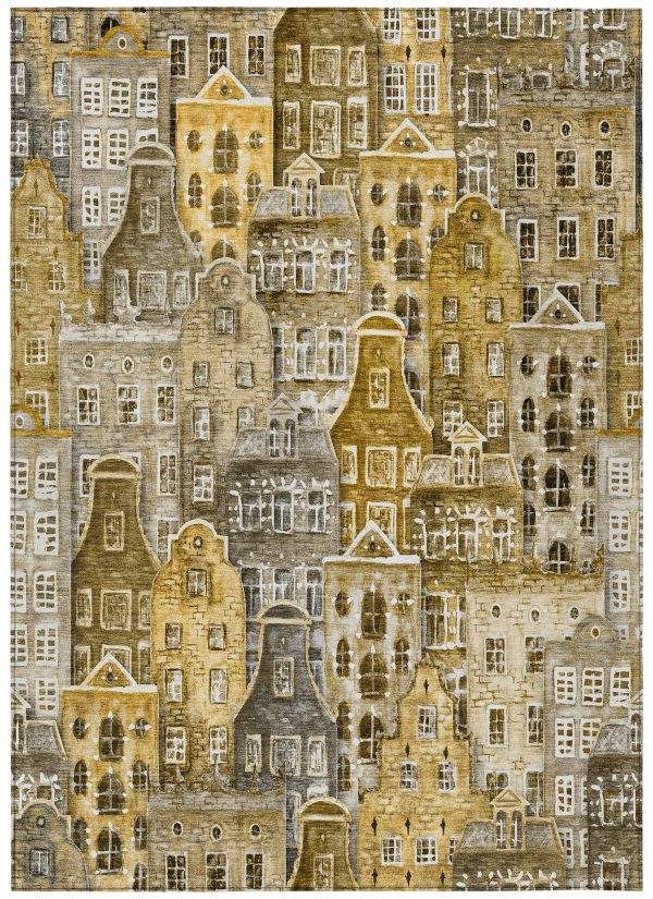 Addison Rugs Chantille Brown 5'0" x 7'6" Collection