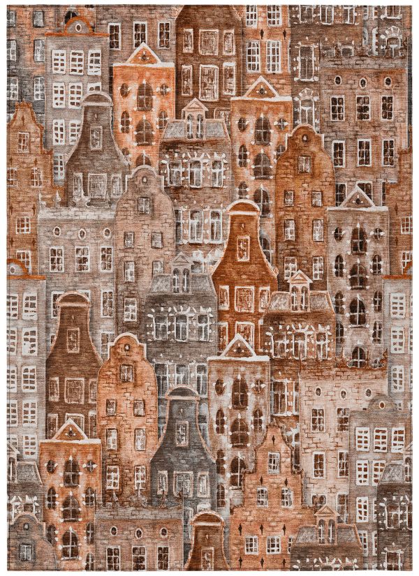 Addison Rugs Chantille Paprika 5'0" x 7'6" Collection