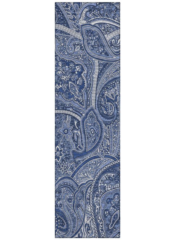 Addison Rugs Chantille Navy 2'3" x 7'6" Collection