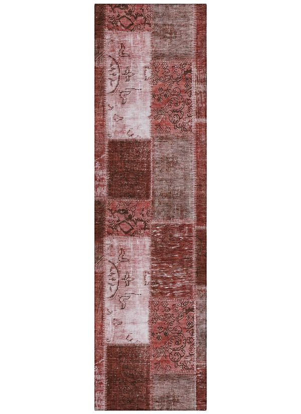 Addison Rugs Chantille Burgundy 2'3" x 7'6" Collection