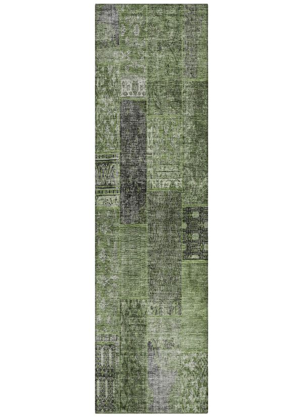 Addison Rugs Chantille Olive 2'3" x 7'6" Collection