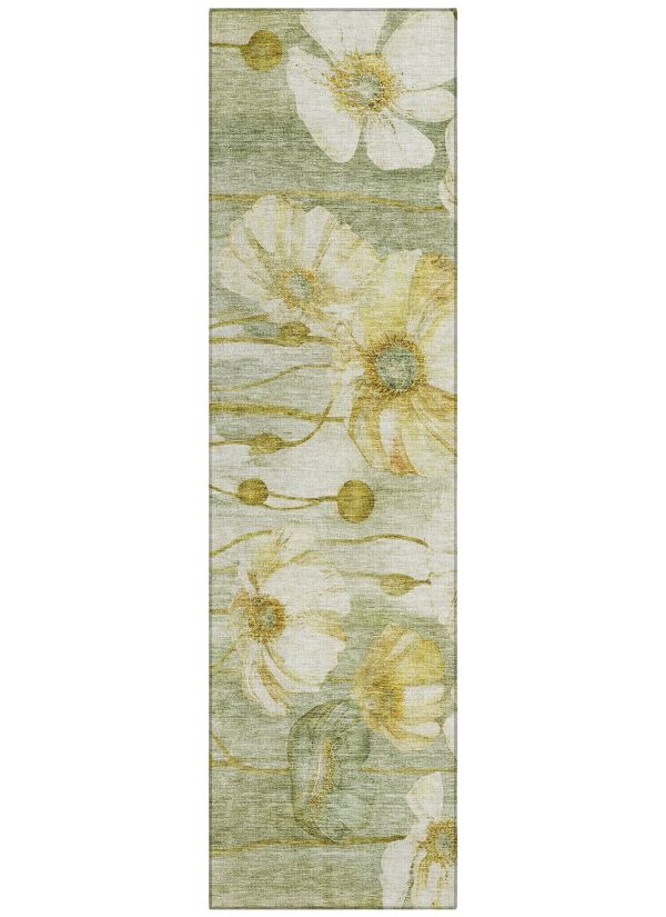 Addison Rugs Chantille Sage 2'3" x 7'6" Collection