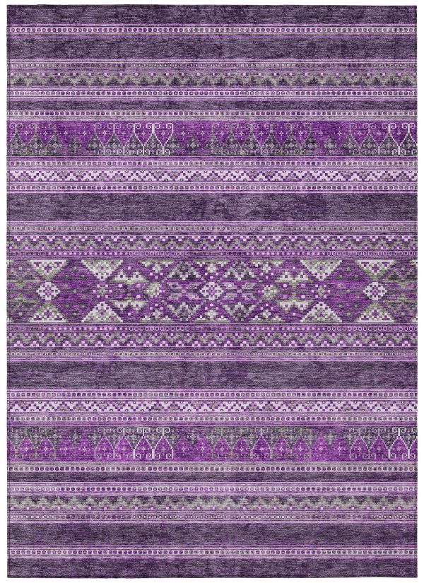 Addison Rugs Chantille Purple 5'0" x 7'6" Collection