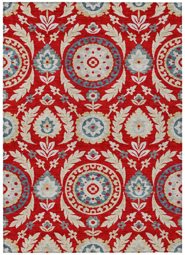 Addison Rugs Chantille Red 3'0" x 5'0" Collection